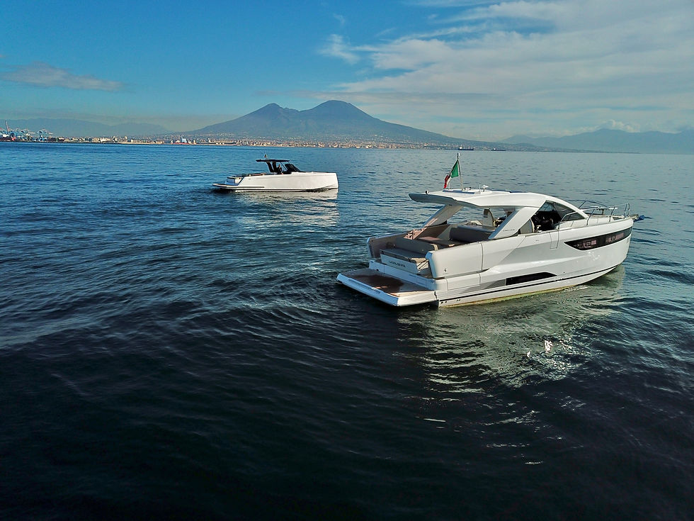 Jeanneau DB 43 and Pardo 43 in Naples, Italy