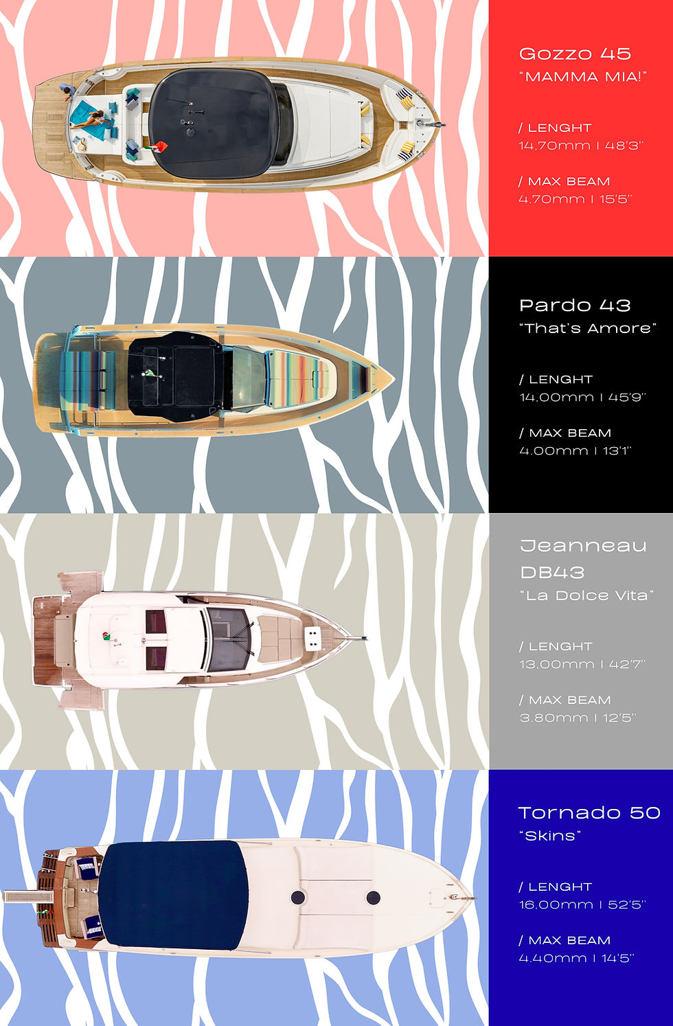 Powerboat Charter FLEET