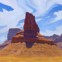 "High Noon at San Rafael" oil painting by Michael Baum