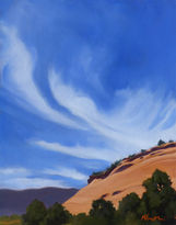"Taking Wing" oil painting by Michael Baum