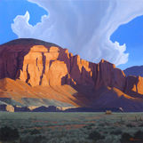 "Rising to the Sky" oil painting by Michael Baum