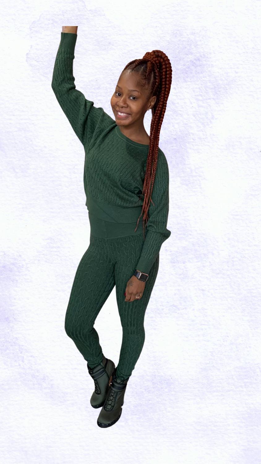 Sweater Weather Set - Green