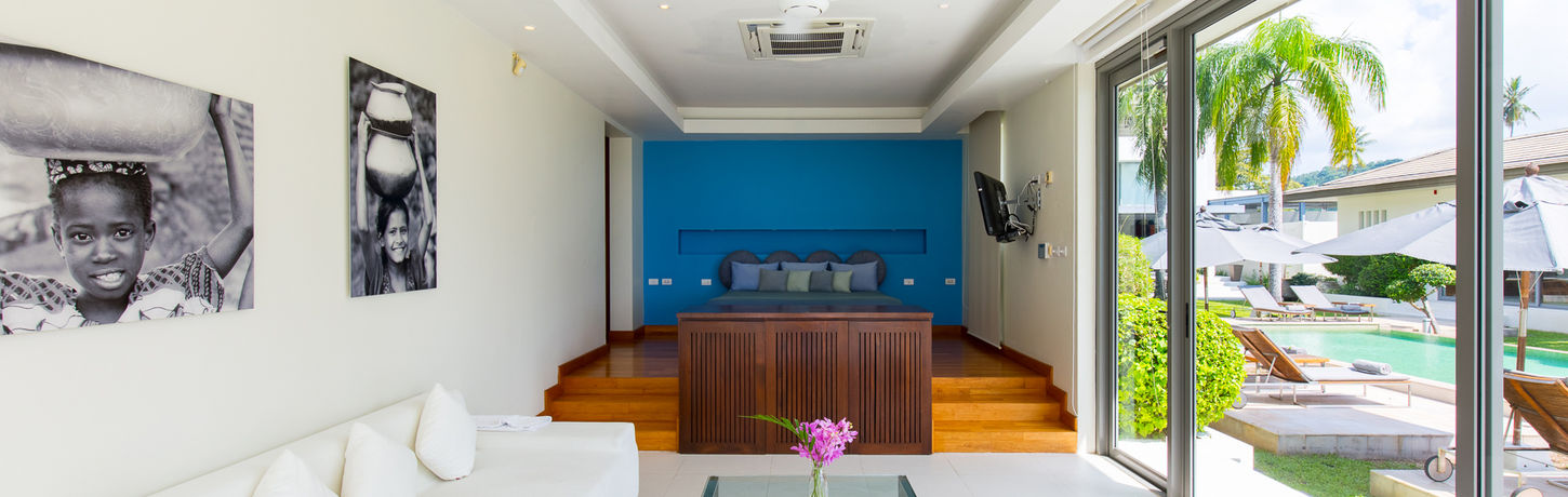 Baan Asan - Blue Bedroom
