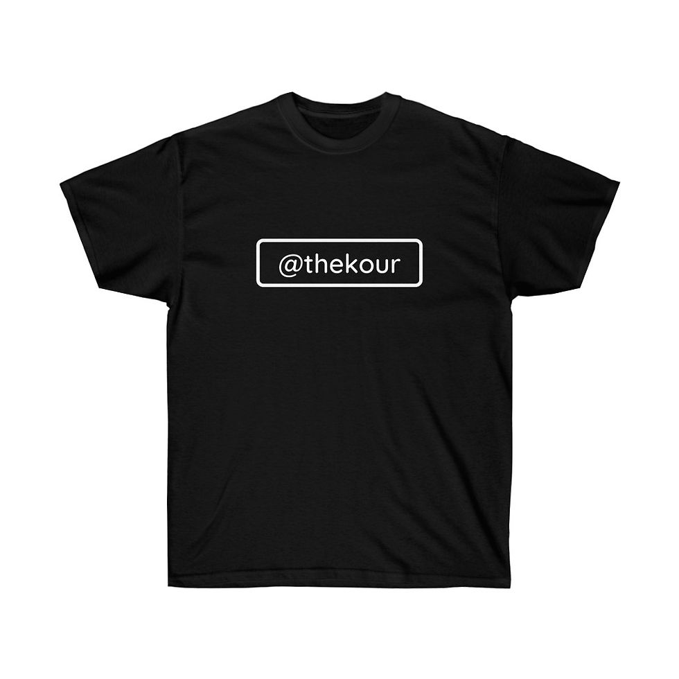 Thumbnail: Unisex Ultra Cotton @thekour Logo Tee