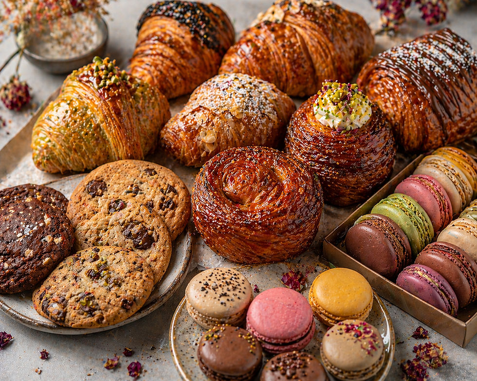 Arranged Food and Objects