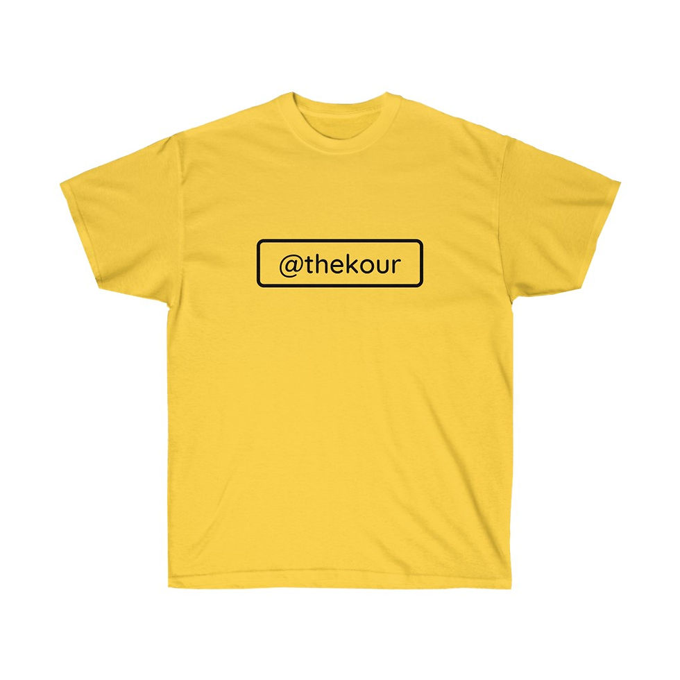 Thumbnail: Unisex Ultra Cotton @thekour Logo Tee