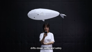 Silent Floating Robot Offers Gentle Indoor Companionship