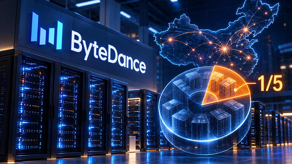 ByteDance Controls One-Fifth of China's Data Centers for AI