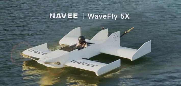Chinese Company Debuts WaveFly 5X Consumer Flying Watercraft on Lake Taihu