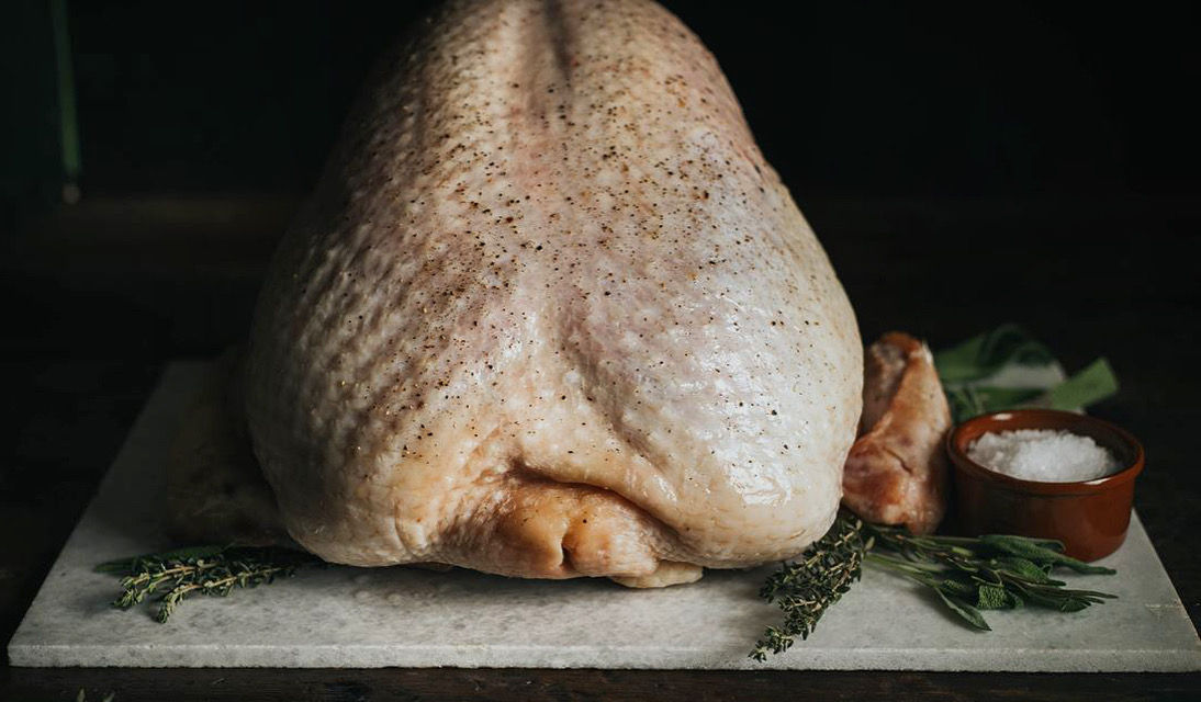 White Barn-Reared Turkey Crown