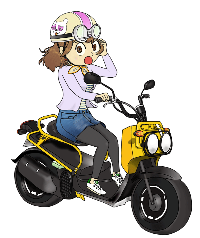 バイク女子（POP）
