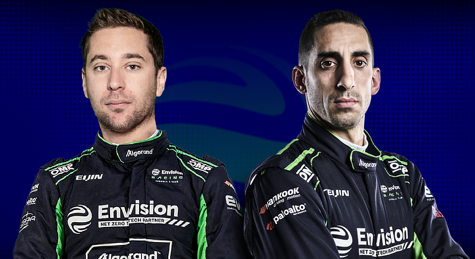 Envision Racing driver lineup with Robin Frijns and Sebastien Buemi