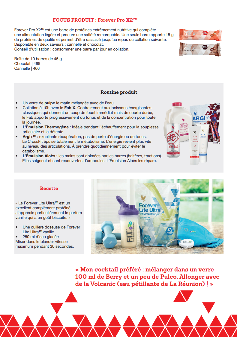 focus produits forever pour le crossfit