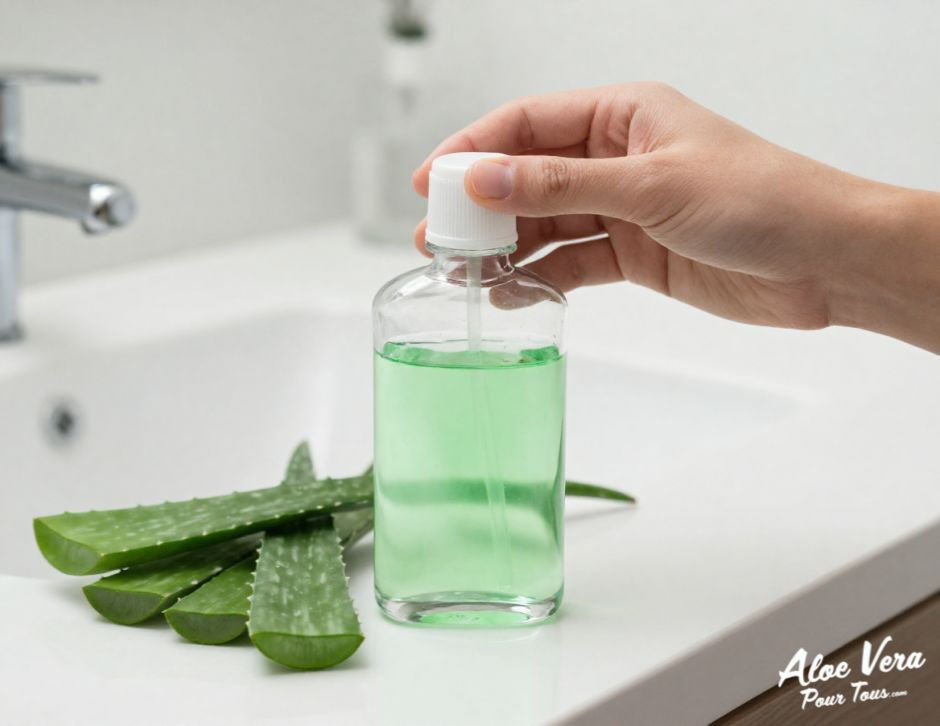 Le bain de bouche à l'aloe vera : utilisation et avantages our stopper les saignements