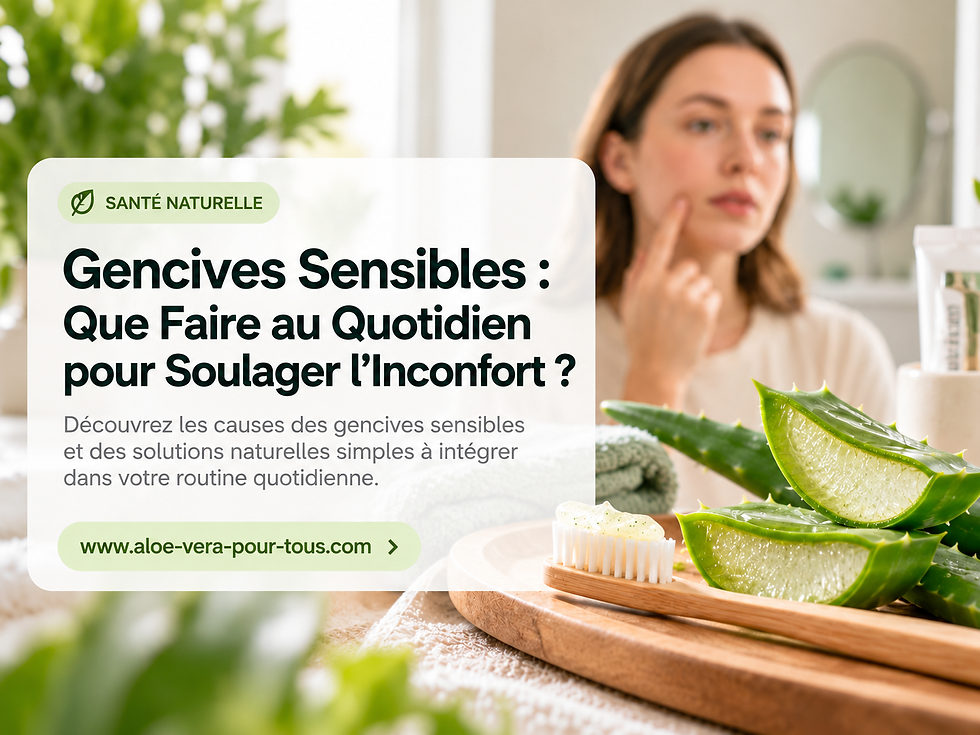 Gencives Sensibles : Que Faire au Quotidien pour Soulager l’Inconfort ?