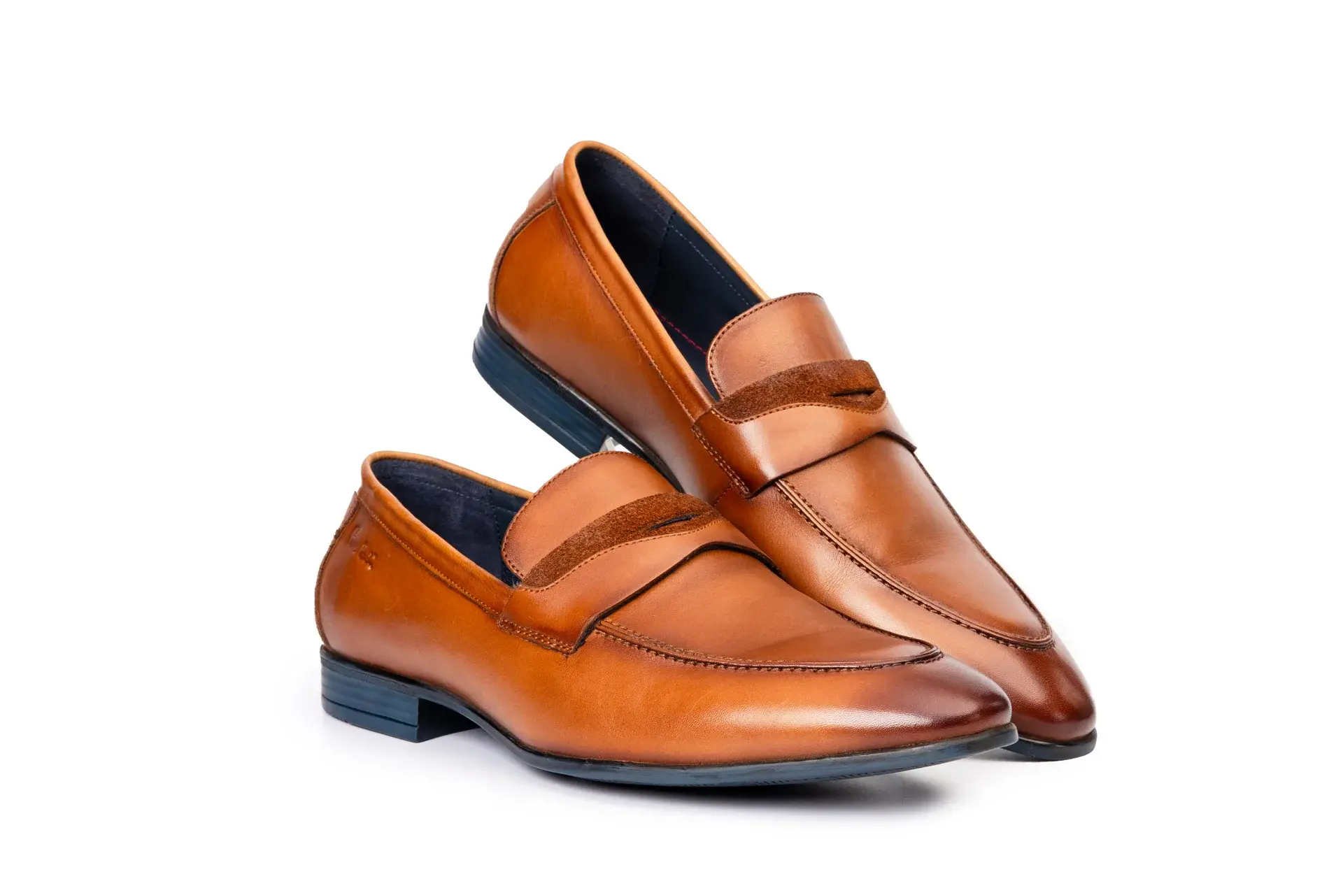 PIERRE CARDIN Contemporary Cognac Loafer