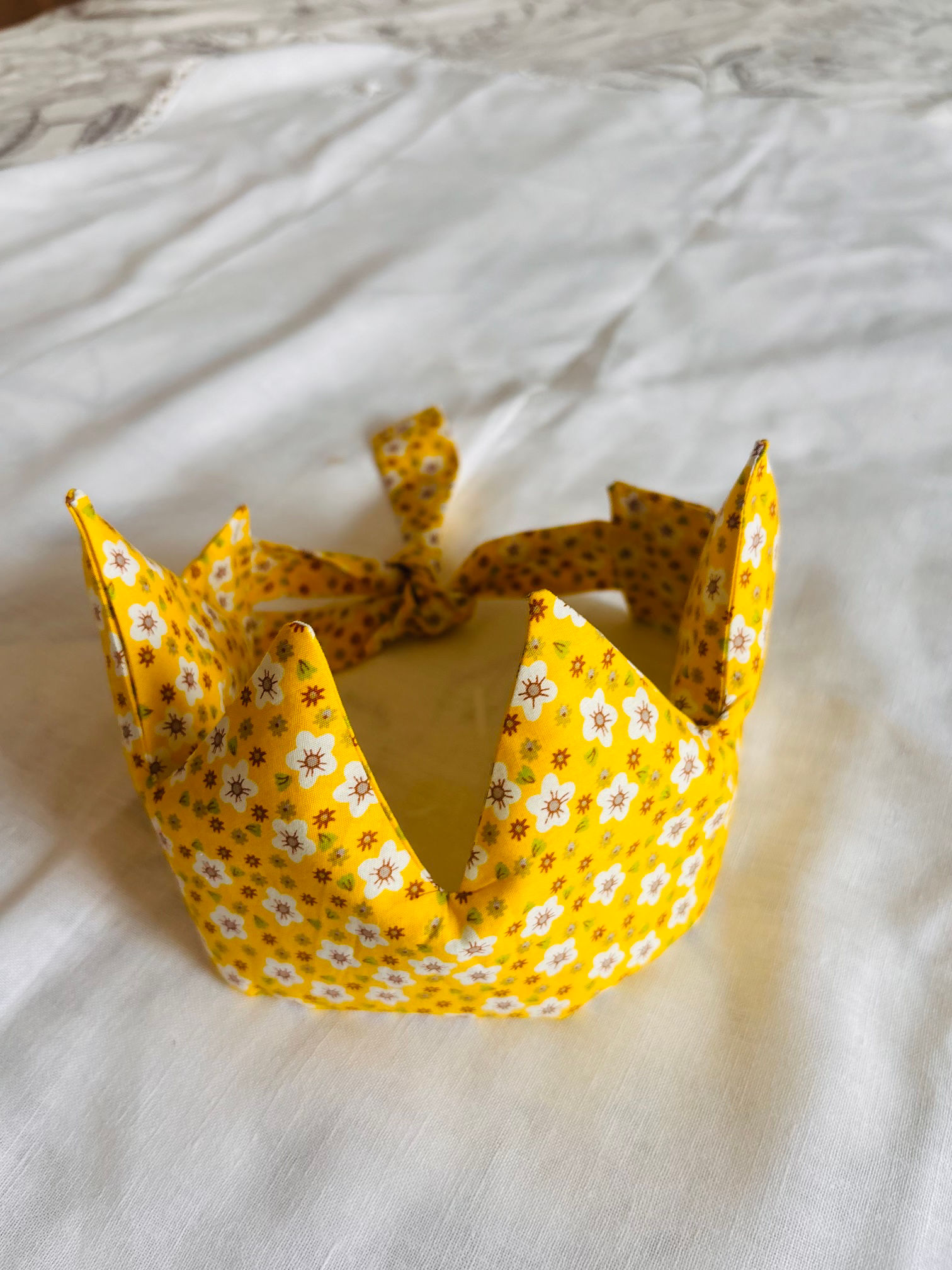 Yellow Floral Crown (inc P&P)