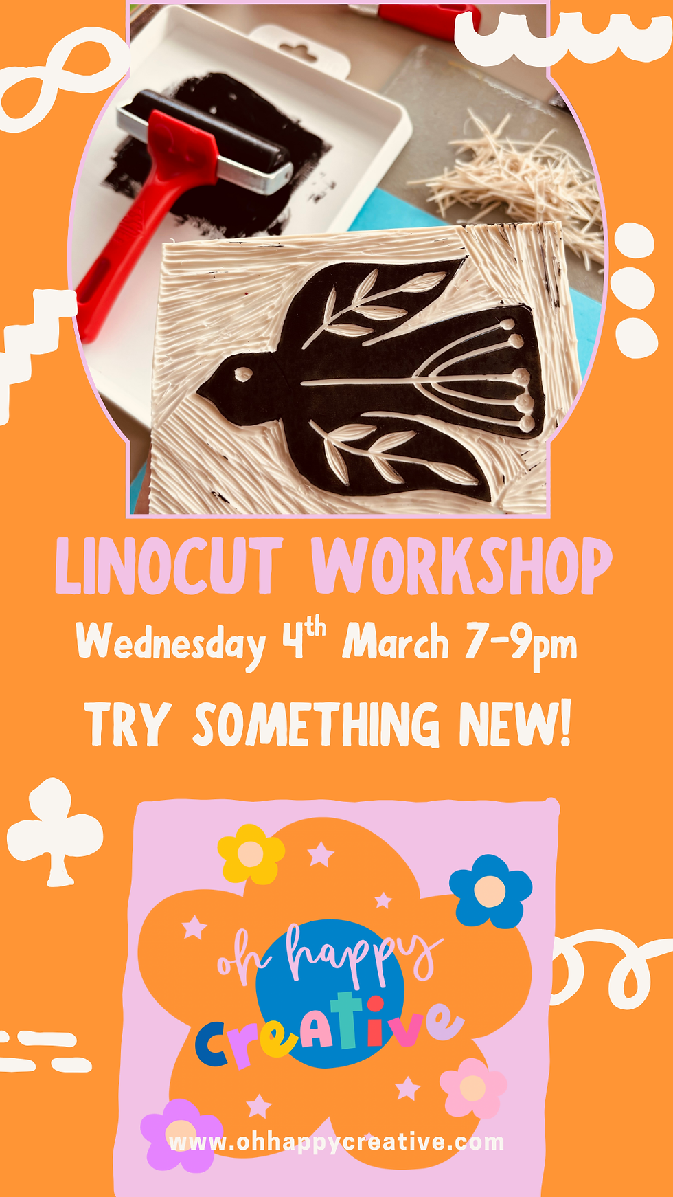 Lino Cut/Print Beginners Workshop
