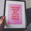 Thumbnail: Though She Be But Little A4 Print