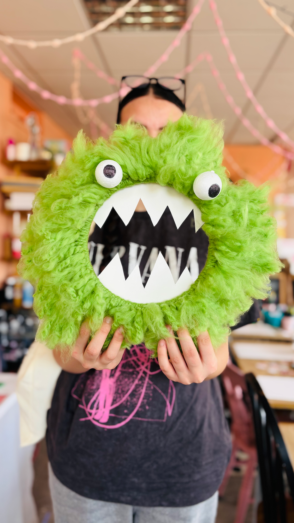 FULLY BOOKED Monster Mayhem Wreath (Age 7+)
