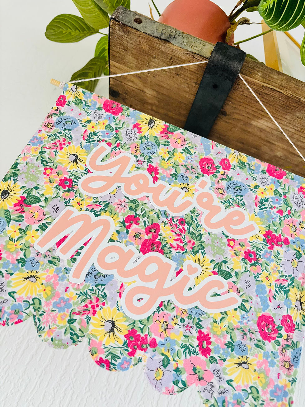 Thumbnail: You’re Magic Liberty Fabric Banner (inc P&P)