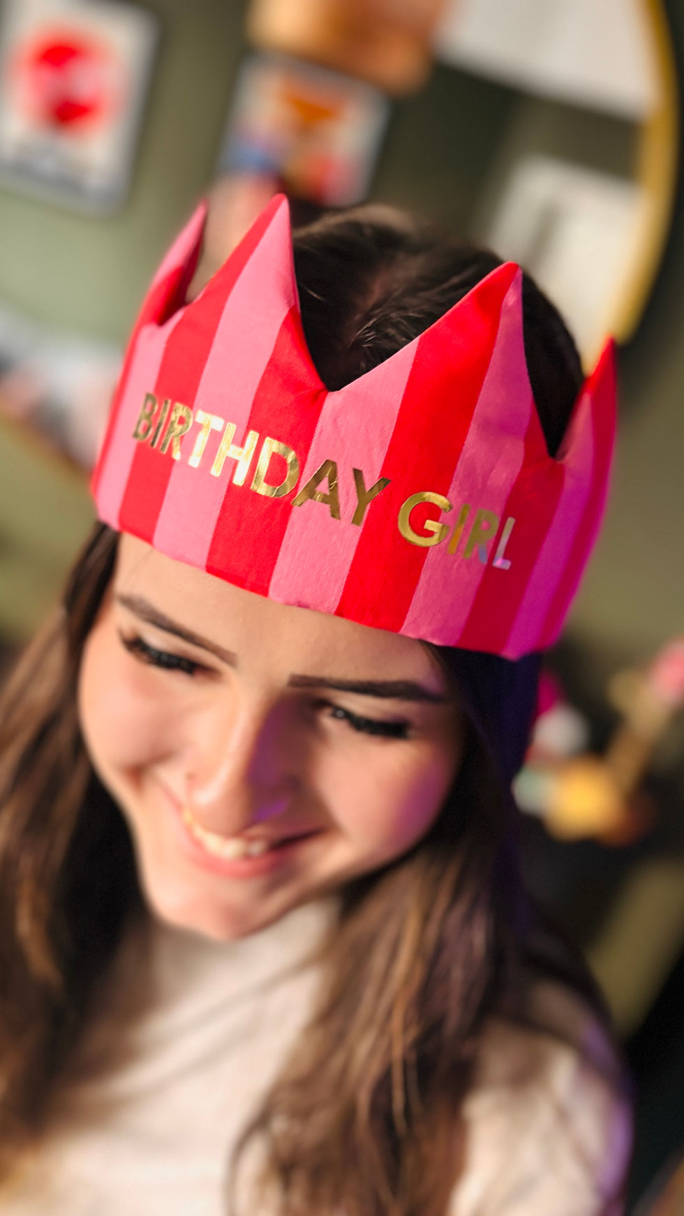 Thumbnail: Pink Birthday Girl Crown