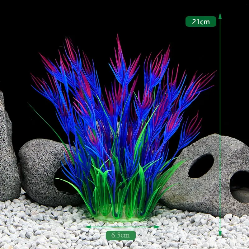 Thumbnail: Artificial Aquarium Decor Plants Underwater Water Grass Aquatic Plastic Plants
