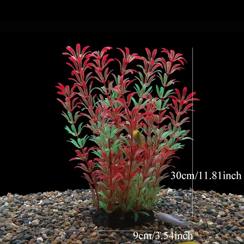 Thumbnail: Artificial Aquarium Decor Plants Plastic Aquatic Plants Underwater Plants