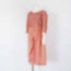 1950s Pink Lace Dress - Large, 3/4 Sleeve