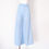Thumbnail: 1970s Blue Wide Leg Pants -Vintage Elastic Waist Flare Trousers