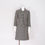 Thumbnail: 1960s Checker Print Skirt and Jacket - Small White and Black Suit