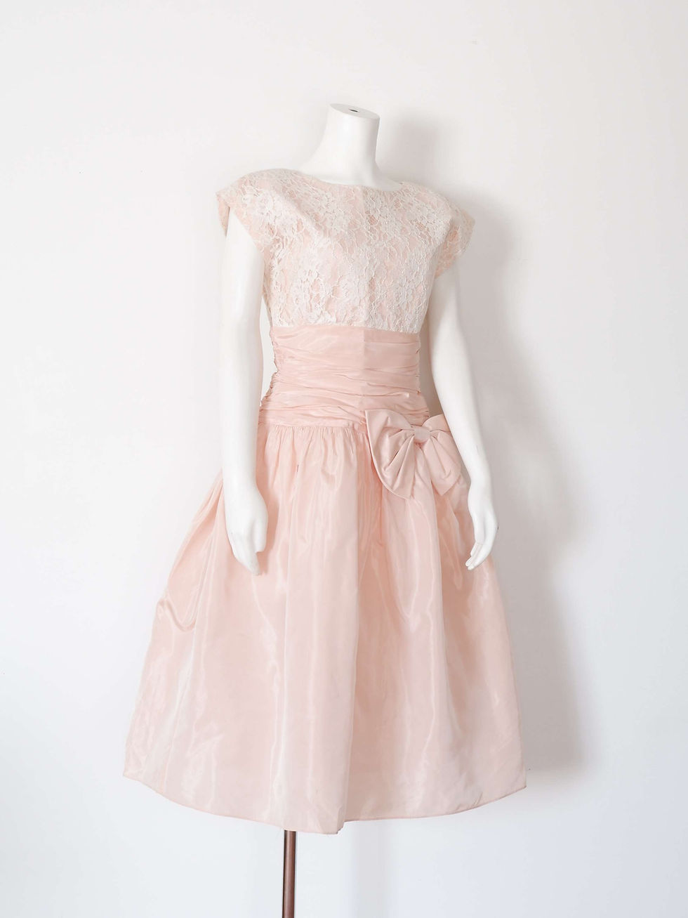 Thumbnail: Vintage 1950s Style Pink Formal Dress