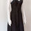 Thumbnail: 50s 60s Black Slip - Medium Vintage Mid Length Lingerie Dress