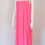 Thumbnail: 60s 70s Pink Nightgown - Medium Vintage Nylon Maxi Dress