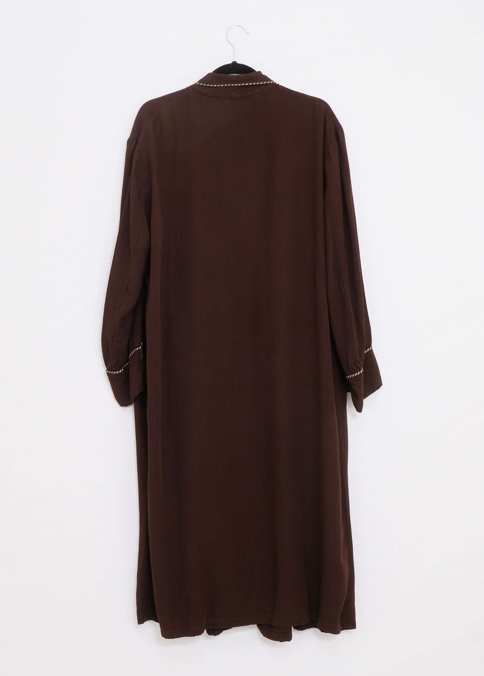 Thumbnail: 1960s Brown Majestic Bath Robe / Smoking Jacket with Pockets