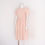 Thumbnail: 1950s Pink Stripe Dress with Short Sleeves - Medium