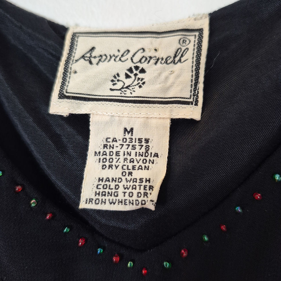 Thumbnail: 1990s Pink Floral Dress by April Cornel - Medium