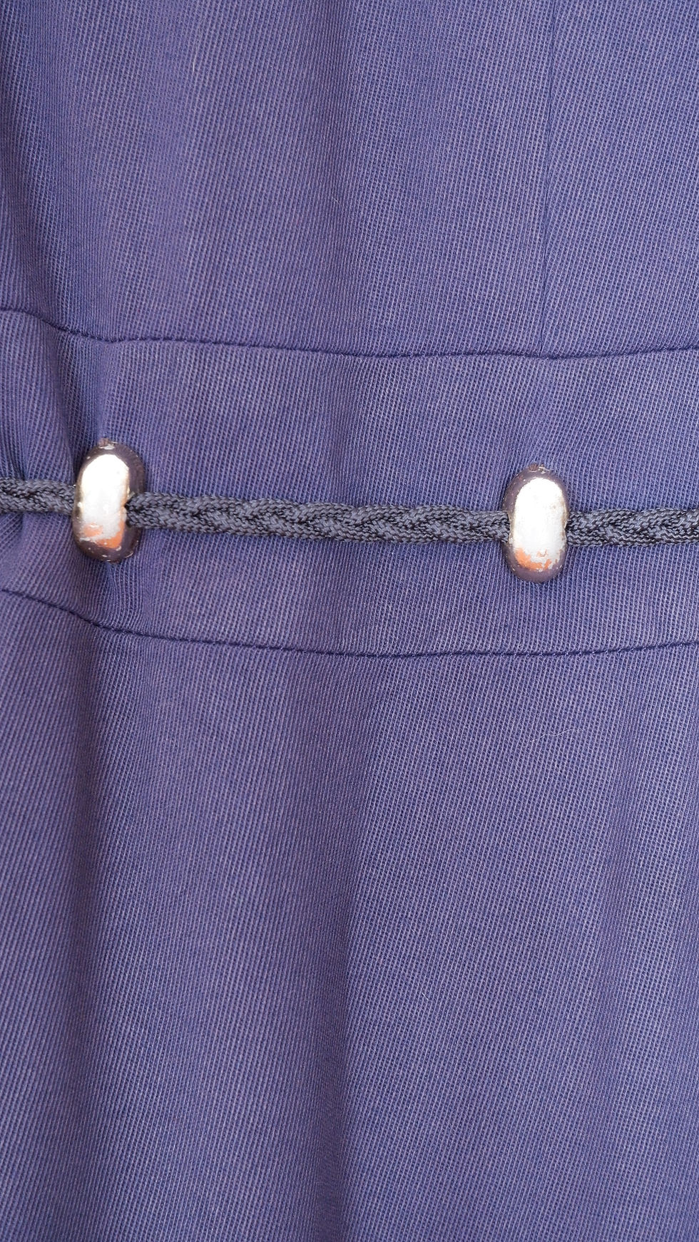 Thumbnail: 1960s Blue Jacket with Belt - Small Vintage Mid Length Coat