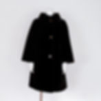 1960s Faux Fur Coat - Large Seline Button Up Plush Jacket