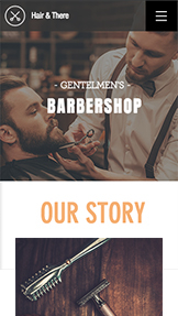 Haare & Schönheit website templates – Barbershop