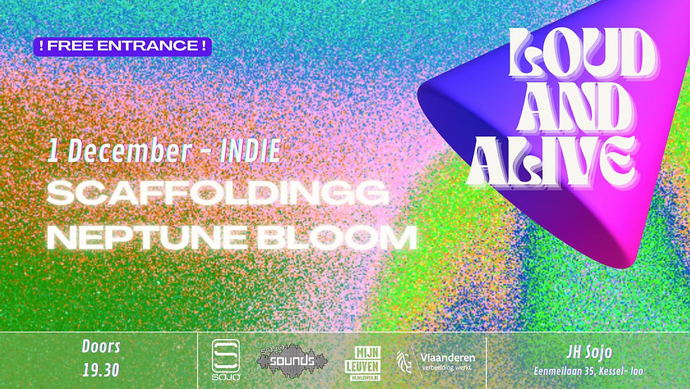 Loud and Alive: Neptune Bloom x Scaffoldingg