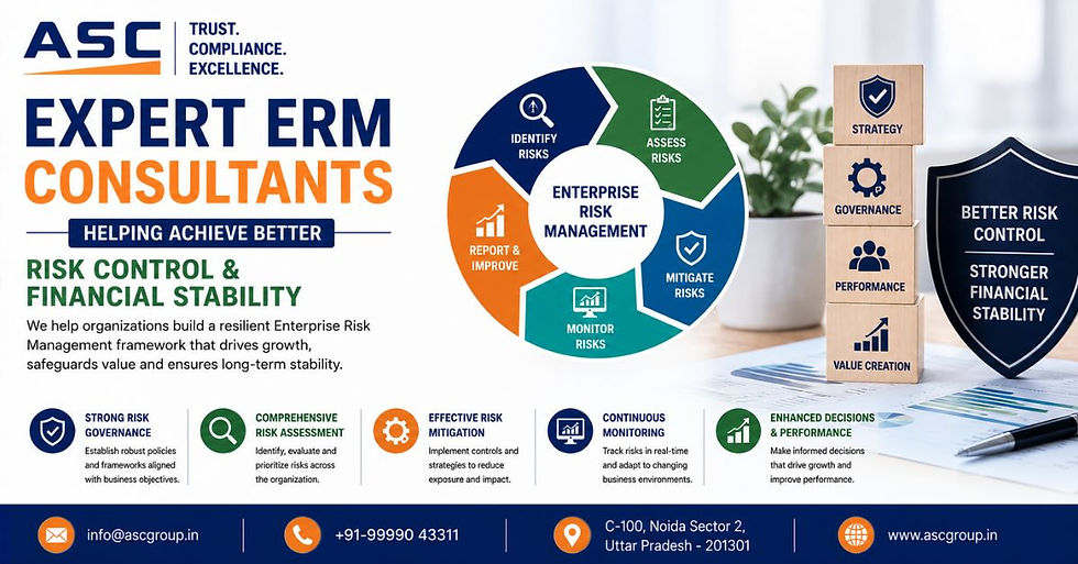 Expert ERM Consultants Helping Achieve Better Risk Control & Financial Stability