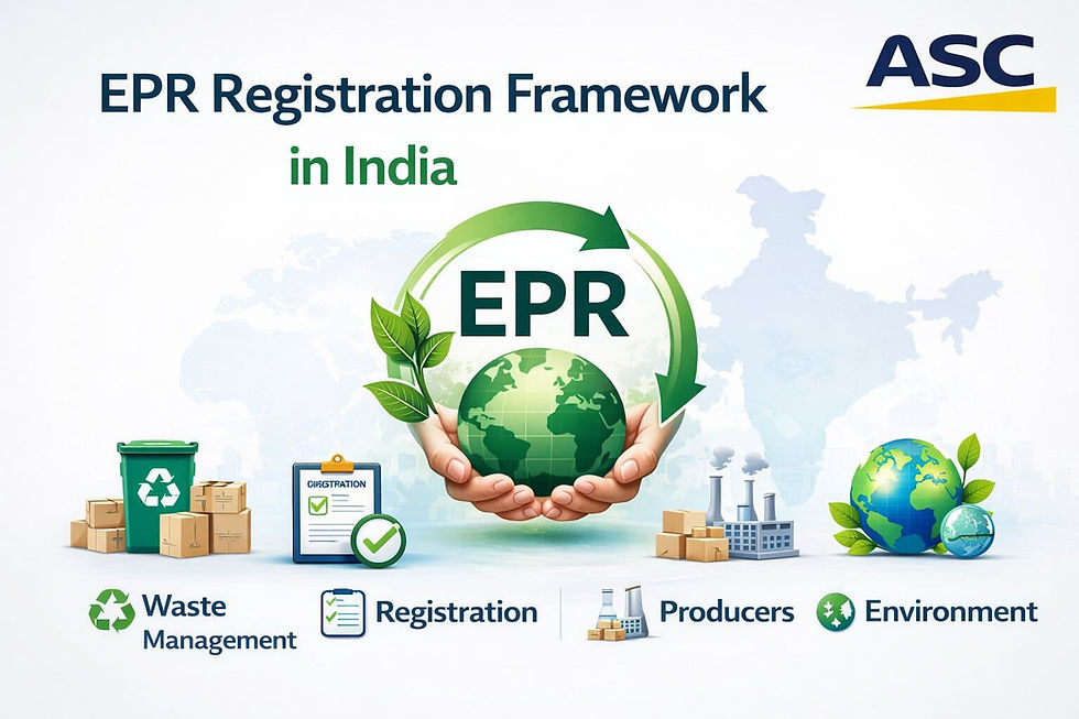 EPR Registration Framework in India: Sustainability Compliance in a Changing Global Economy