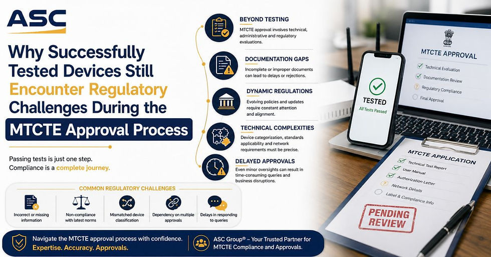 Why Successfully Tested Devices Still Encounter Regulatory Challenges During the MTCTE Approval Process