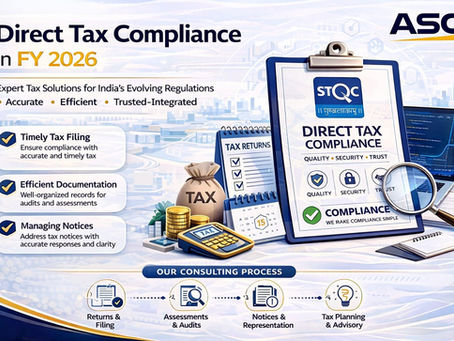 Direct Tax Compliance in FY 2026: Updated Income Tax Regulations & Enforcement Trends