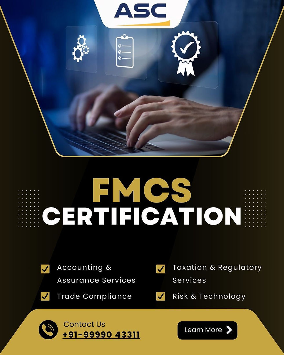 FMCS Certification Consultant
