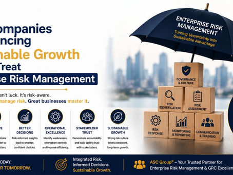 Why Companies Experiencing Sustainable Growth Usually Treat Enterprise Risk Management as a Continuous Business Function