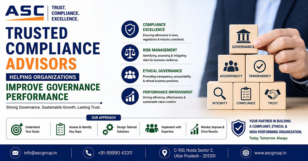 Trusted Compliance Advisors Helping Organizations Improve Governance Performance