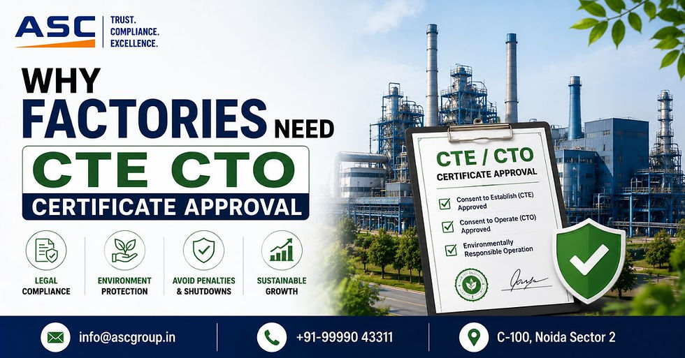CTE CTO Consultant assisting factories in India with CTE CTO Certificate approval, CTE CTO Service, and environmental compliance before starting manufacturing operations.