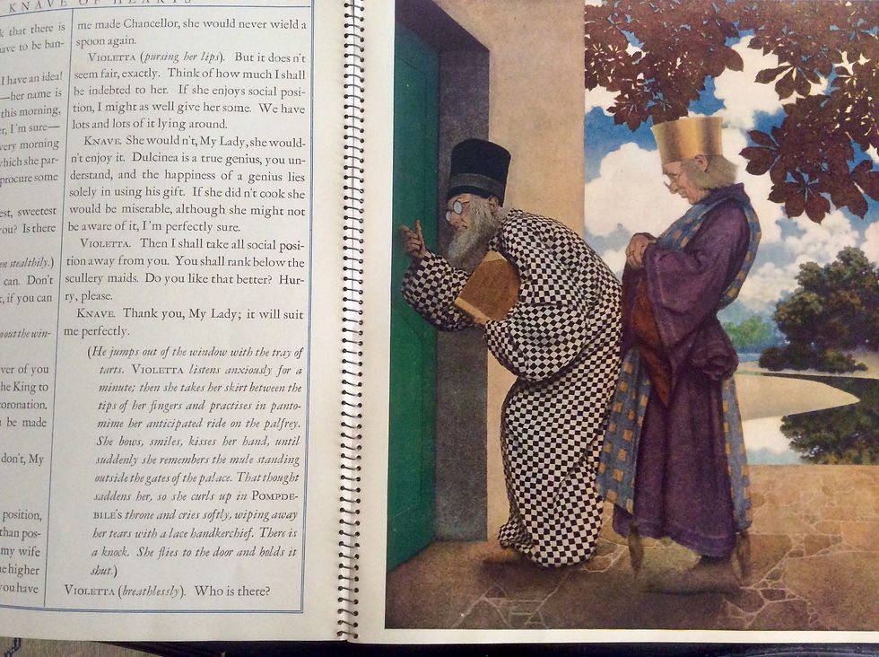 Thumbnail: Knave of Hearts  with Maxfield Parrish Art